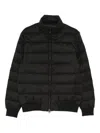 Save The Duck Herbie Puffer Jacket In Flannel-textured Fabric In Black