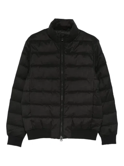 Save The Duck Herbie Puffer Jacket In Flannel-textured Fabric Clothing In Black
