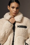 Save The Duck Hester Sherpa Fleece Jacket In Metallic