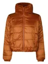 Save The Duck High-neck Jacket In Orange