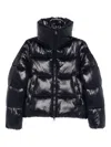 Save The Duck High-neck Padded Jacket In Black