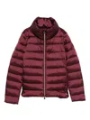 Save The Duck High-neck Puffer Jacket In Red