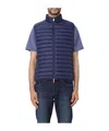 Save The Duck High-necked Vest In Blue
