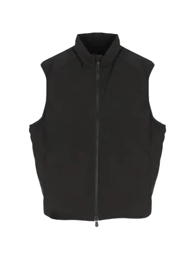 Save The Duck High-neck Zip-up Gilet In Black