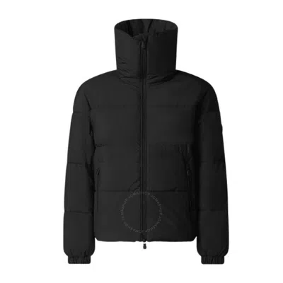 Save The Duck Hina High-rise Stand Collar Jacket In Black
