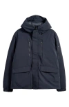 Save The Duck Hiram Water Repellent Hooded Coat In Black
