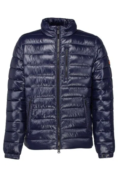 Save The Duck Holden Animal Free Puffer Jacket In Navy