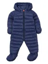 Save The Duck Hooded Babywear In Blue