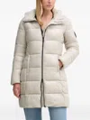 Save The Duck Hooded Coat In Neutral