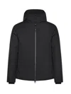 Save The Duck Hooded Down Jacket In Black