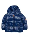 Save The Duck Hooded Front-zip Jacket In Blue