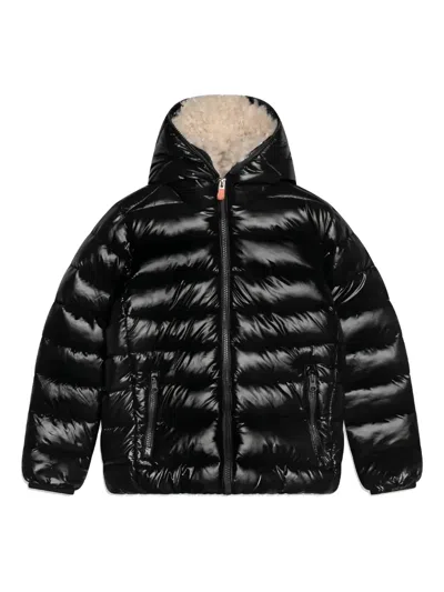 Save The Duck Hooded Jacket In Black