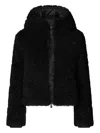 Save The Duck Hooded Jacket In Black