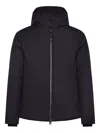 Save The Duck Hooded Down Jacket In Black