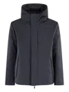 Save The Duck Hooded Jacket In Black