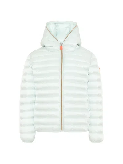 Save The Duck Kids' Hooded Jacket In Blue
