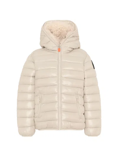 Save The Duck Hooded Jacket In Neutral