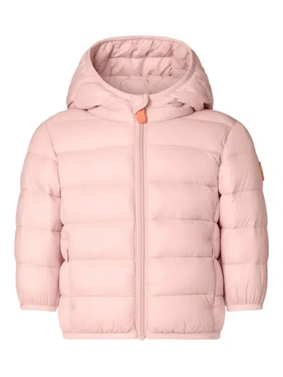 Save The Duck Babies' Hooded Jacket In Pink