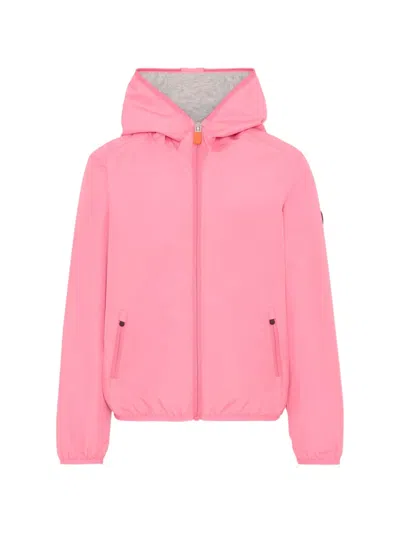 Save The Duck Kids' Hooded Jacket In Pink