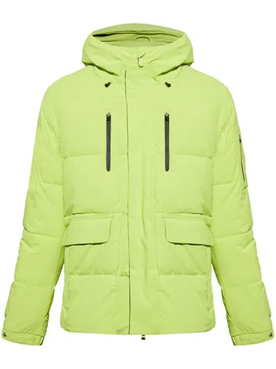 Save The Duck Hooded Jacket In Yellow