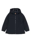 Save The Duck Hooded Padded Coat In Black