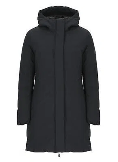 Pre-owned Save The Duck Hooded Padded Coat In Black