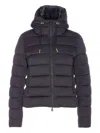 Save The Duck Hooded Padded Jacket In Black