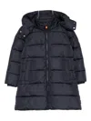 Save The Duck Hooded Padded Jacket In Blue