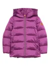 Save The Duck Hooded Padded Jacket In Pink