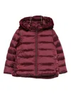Save The Duck Hooded Padded Jacket In Red