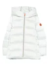 Save The Duck Hooded Padded Jacket In White