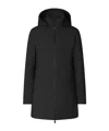 Save The Duck Hooded Parka In Black