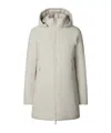 Save The Duck Hooded Parka In White