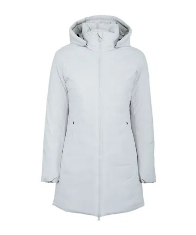 Save The Duck Hooded Parka In White