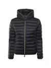 Save The Duck Olly Basic Hooded Basic Jacket In Black