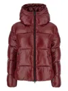 Save The Duck Hooded Puffer Jacket In Red
