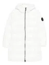 Save The Duck Hooded Quilted Coat In White