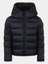 Save The Duck Hooded Quilted Jacket In Black