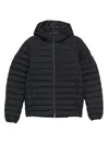 Save The Duck Hooded Quilted Jacket In Black