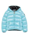 Save The Duck Hooded Quilted Jacket In Blue