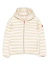 Save The Duck Hooded Quilted Jacket In White