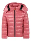 Save The Duck Hooded Quilted Jacket In Red
