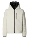Save The Duck Hooded Reversible Jacket In Neutral
