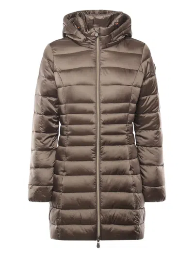SAVE THE DUCK HOODED ZIP COAT