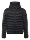 Save The Duck Devon Nylon Down Jacket In Black