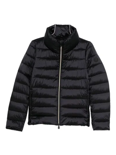 SAVE THE DUCK HORIZONTAL QUILTED SHORT PUFFER JACKET