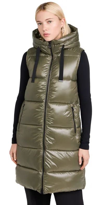 Save The Duck Iria Vest Laurel Green