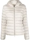 Save The Duck Iris Lightweight Puffer Jacket In Neutrals