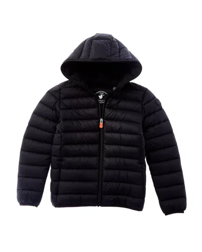Save The Duck Kids' Iris Puffer Jacket In Black