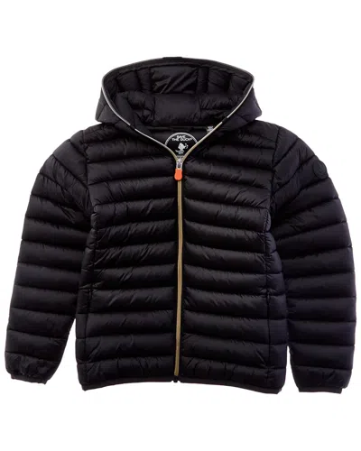 Save The Duck Iris Puffer Jacket In Black